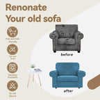 WEERRW Velvet Stretch Chair Sofa Slipcover - Image 5