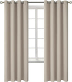 BGment Room Darkening Curtains 72 Inches Long by BGment