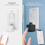 MOES Fingerbot Plus Smart Button Pusher, Touch Control, No Wiring Black