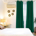 BGment Green Blackout Curtains 84 Inch Length 2 Panels Set, Grommet Thermal - Image 2
