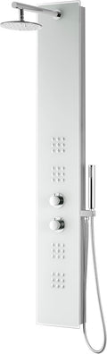 ANZZI Shower Panel 64"", Veld Series, Body Massage 2 Jetted Shower Panel