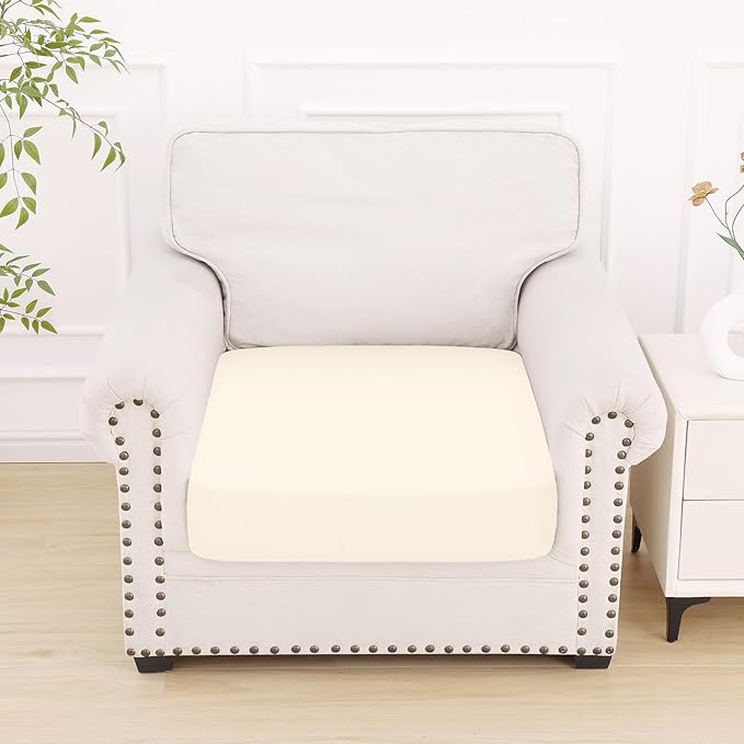 Smiry Printed Couch Cushion Covers, Stretch Soft Couch Covers - Image 5