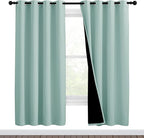 NICETOWN 100% Blackout Window Curtain Panels, Full Light Blocking Drapes by NICETOWN
