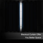 LEMOMO Navy Blackout Curtains 66 x 63 Inch Length/Set of 2 Curtain - Image 3