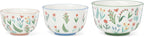 Oneida First Blooms Porcelain Nesting Bowls, Set of 3