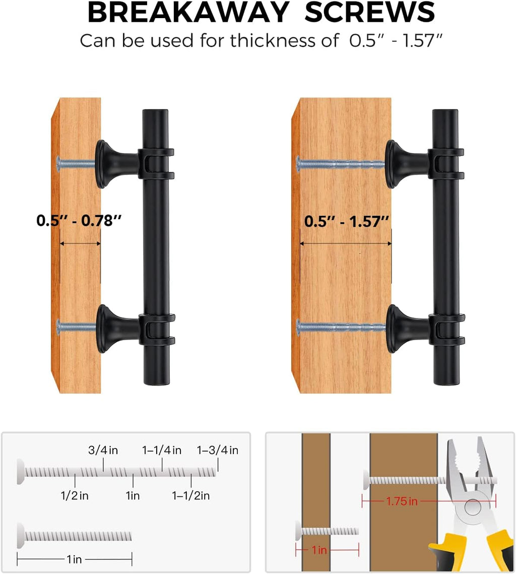 Black Cabinet Handles Black Cabinet Pulls 25 Pack 3 Inch Hole Center