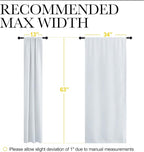 NICETOWN Greyish White Window Curtain Panels - Image 6