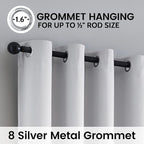 SimpleHome 100% Blackout Curtains - Image 5