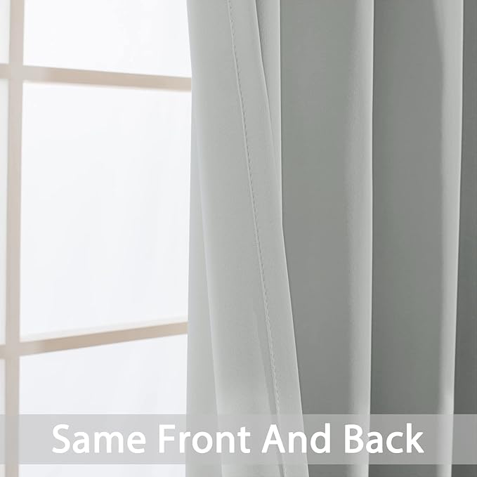 Yakamok Blackout Curtains Room Darkening Thermal Insulated Window Panels - Image 6