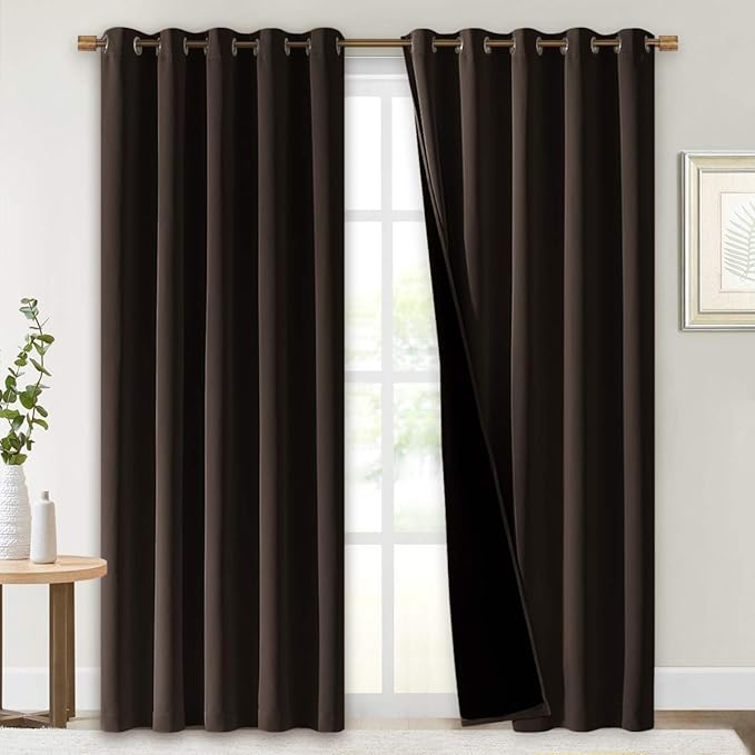 NICETOWN High-End Thermal Curtains, Full Blackout Curtains 84 inches Long - Image 2