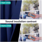 NICETOWN Full Shade Curtain Panels, Royal Blue, Pair of Thermal Insulated & - Image 4