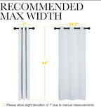 NICETOWN Room Darkening Curtain Panels - Image 8