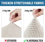 H.VERSAILTEX 3 Piece Stretch Sofa Covers - Image 5