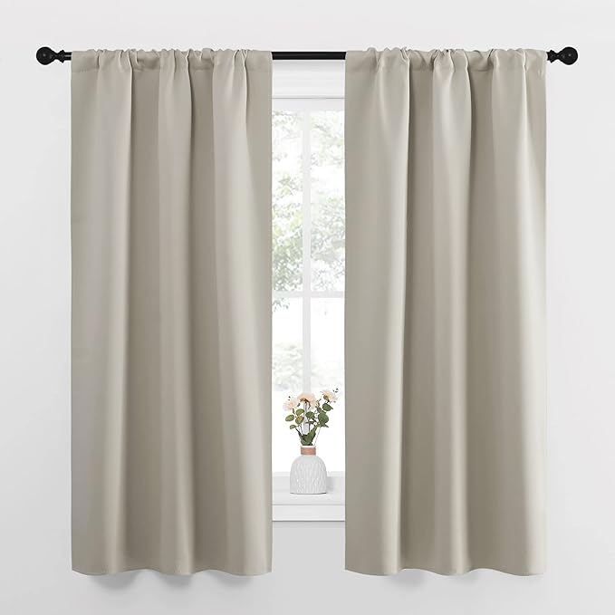 NICETOWN Blackout Curtains for Living Curtains, Room Darkening Window Curtain by NICETOWN