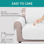 U-NICE HOME 4 Seater Sofa Cover 91 Inch Large Couch Covers - Image 5