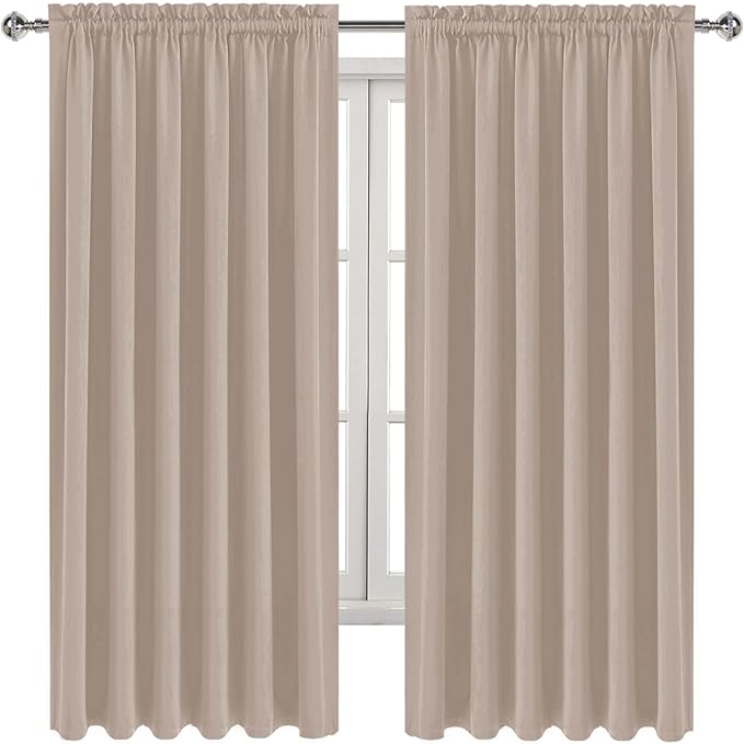 DWCN Blackout Curtains for Living Room Thermal Insulated, Energy Saving & Noise - Image 9