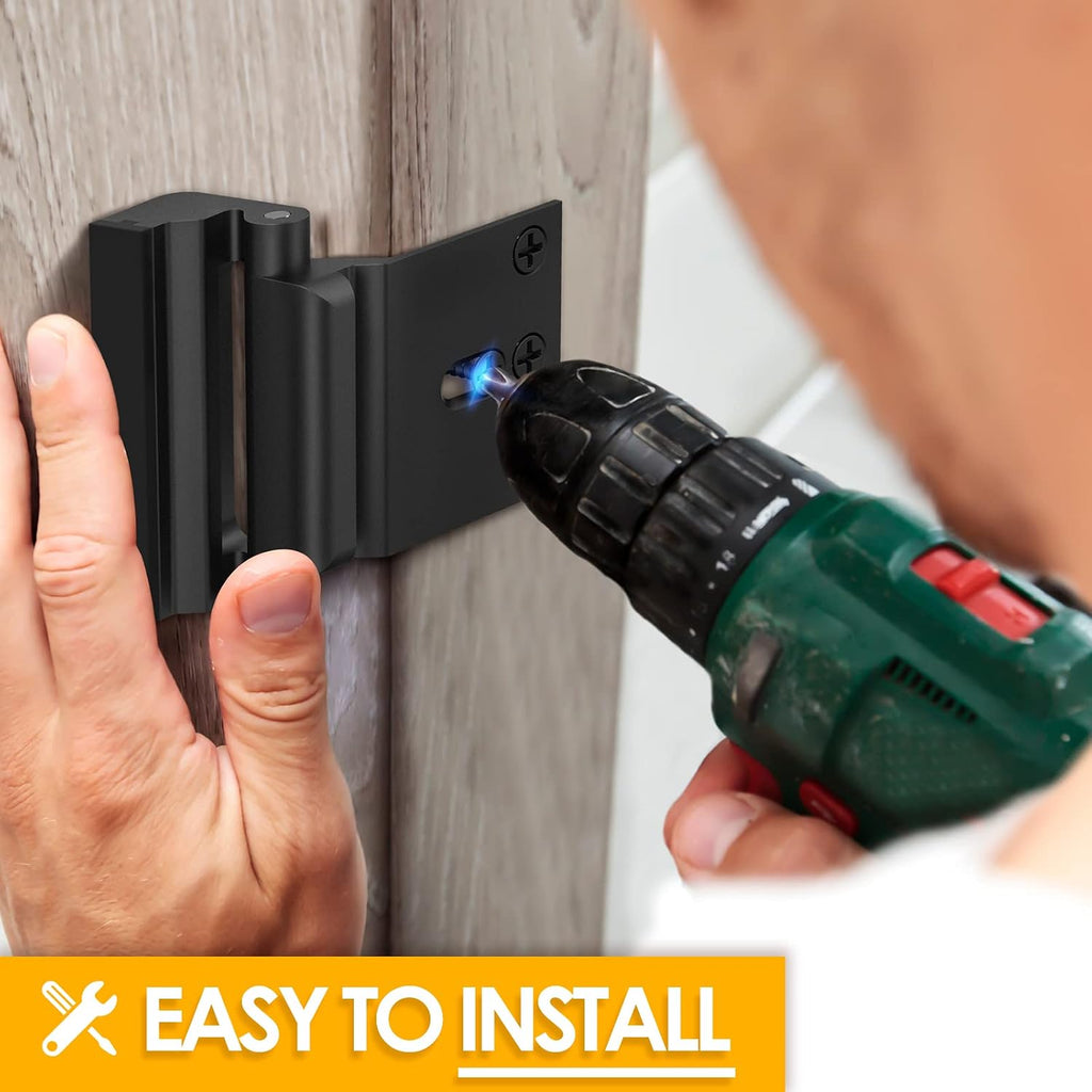 Door Reinforcement Lock Withstands 800lbs of Force Door Lock for Kid Safety