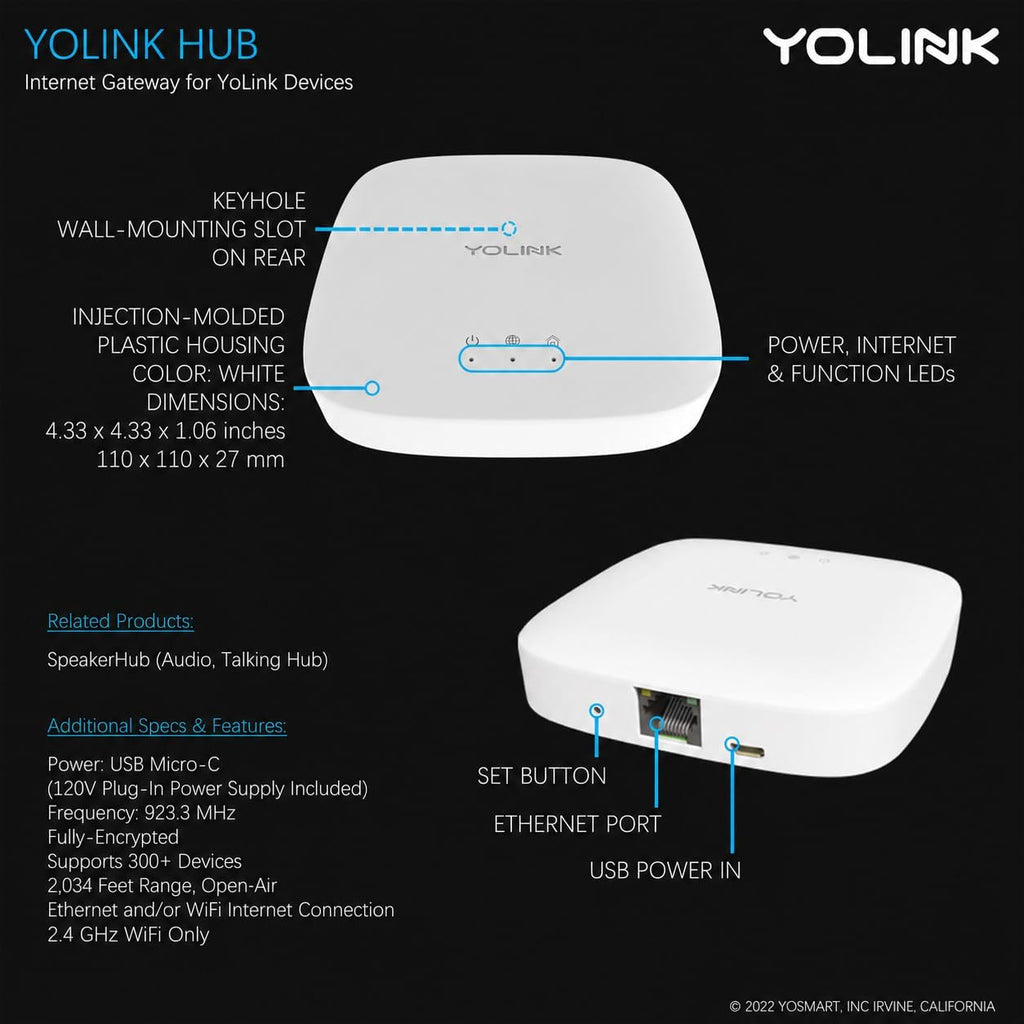 YoLink Smart Home Hub, YS1603