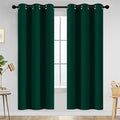 Yakamok Dark Green Blackout Curtains by Yakamok
