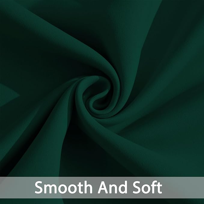 Yakamok Dark Green Blackout Curtains - Image 5