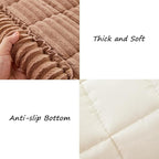 Couch Cover for Dogs Washable, Fuzzy Pet Couch Covers for 3 Cushion Sofa Pet - Image 5