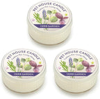 Variety Mini Candles Plant-Based Wax, 3 Pack Pet House