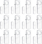 Personal Security Window & Door Alarm Bell | Wireless Sensor Door Window Burglar Alarm | Pack of 10