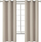 BGment Room Darkening Curtains 63 Inches Long by BGment