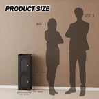 Arbuxzuy Small Bathroom Storage Cabinet with 2 Doors and Adjustable Shelf