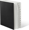 Amazon Basics Expandable Desktop File Sorter, Daily & Monthly Paper Organizer, Letter Size, Black