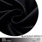 Yakamok Room Darkening Grommet Window Drapes Thermal Insulated Light Blocking - Image 6