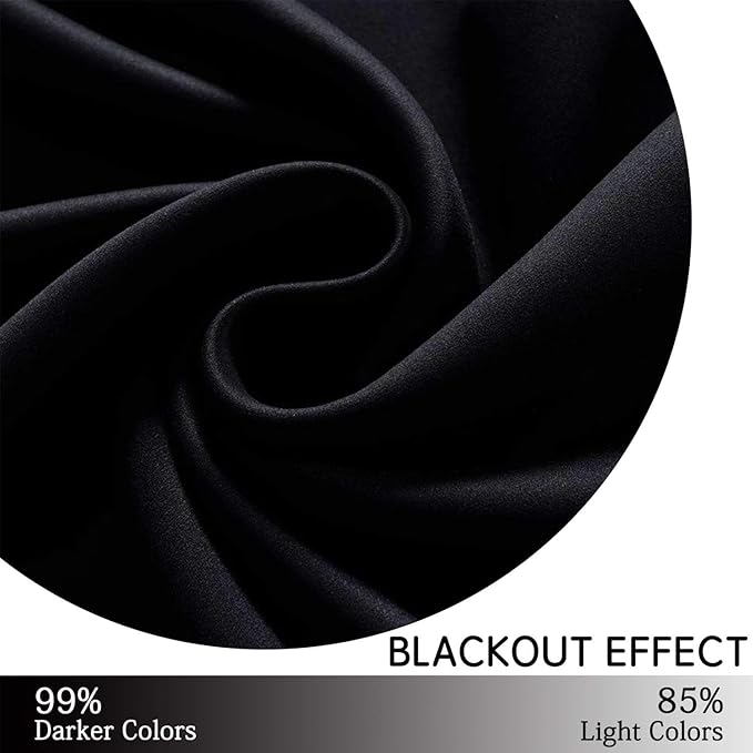 Yakamok Room Darkening Grommet Window Drapes Thermal Insulated Light Blocking - Image 6