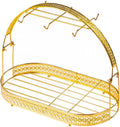 Mug Holder Coffee Cup Rack Stand - Wrought Iron Mug Rack Tea Set Organizer