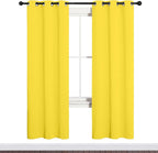 NICETOWN Bedroom Curtain Panels Draperies, Thermal Insulated Solid Grommet - Image 2