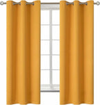 BGment Room Darkening Curtains 63 Inches Long by BGment