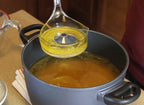 Fat Skimmer - Efficient Fat Separator for Soups, Stews, and Broths - Removes Fat Quickly and Easily - Made in USA, Original Inventor