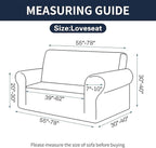 Cupuamon 2026 New Stretch Loveseat Sofa Slipcovers Couch Cover - Image 2