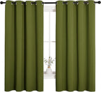 NICETOWN Bedroom Curtain Panels Blackout Draperies, Thermal Insulated Solid - Image 2