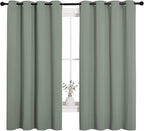 NICETOWN Bedroom Curtain Panels Blackout Draperies, Thermal Insulated Solid - Image 2