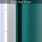 SimpleHome Ombre Room Darkening Curtains 45 inches Length - Image 5