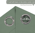 H.VERSAILTEX Blackout Patio Curtains 100 x 96 Inches - Image 3