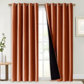 NICETOWN 100% Blackout Window Curtain Panels, Cold and Full Light Blocking by NICETOWN