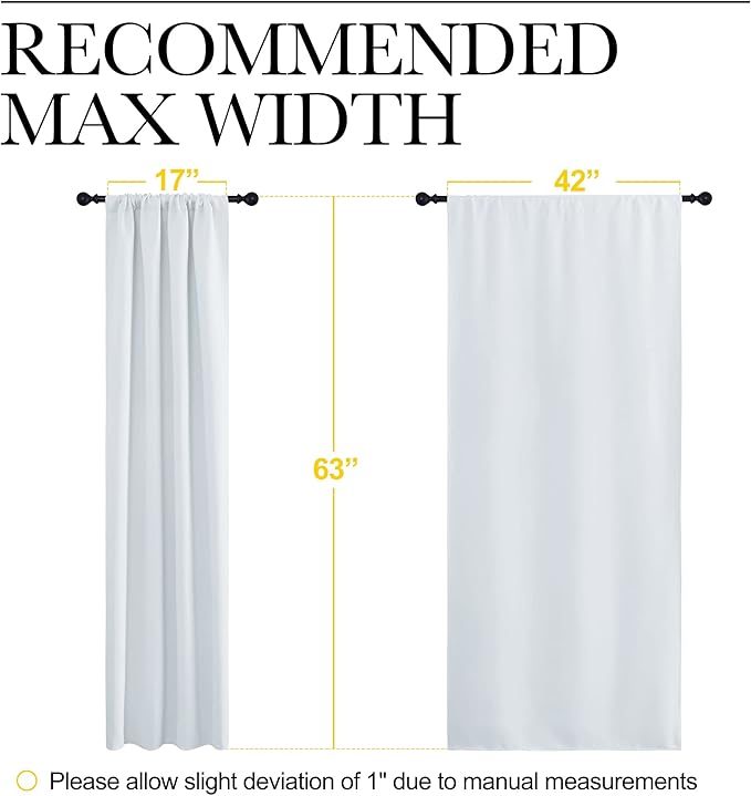 NICETOWN Bedroom Curtain Panels - Image 8