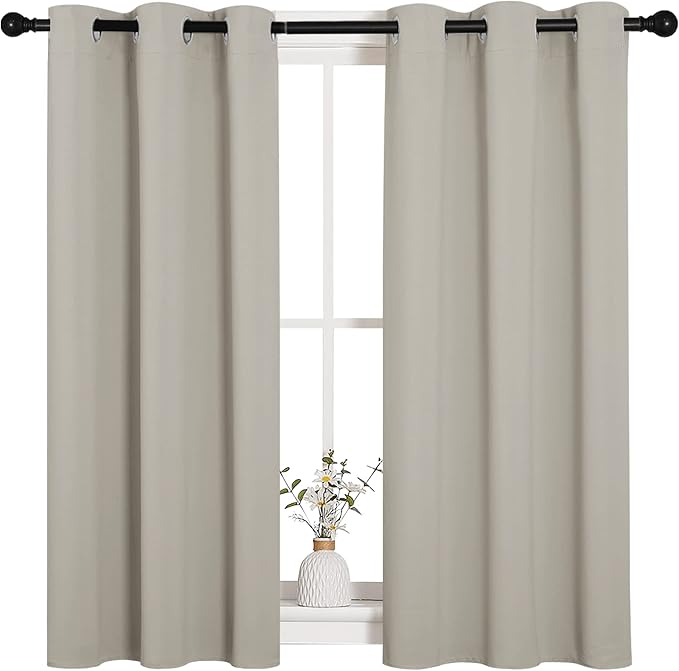 NICETOWN Room Darkening Short Curtain Panels - Image 2
