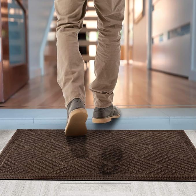 Mibao Front Door Mat, Dirt Trapper Welcome Mat - Image 7