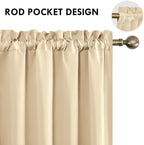 DWCN Blackout Curtains Room Darkening Thermal Insulated Bedroom Curtains Window - Image 4