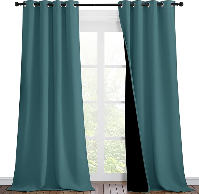 NICETOWN 100% Blackout Blinds, Laundry Room Decor Window Treatment Curtains by NICETOWN