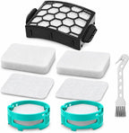 LA802 Filters and Brush Roller Kit Compatible with Shark LA802 LA742 Vacuum