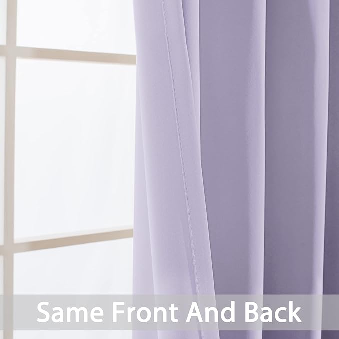Yakamok Blackout Curtains Room Darkening Thermal Insulated Window Panels - Image 3