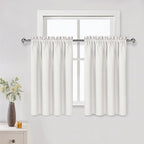 DWCN Short Ivory Blackout Curtains by DWCN